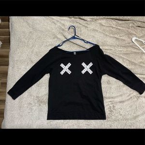 Novelty slouchy Sweater // Size small